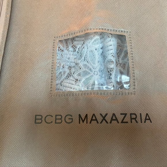 BCBG MaxAzria Baby Blue Lace Dress - Picture 4 of 6